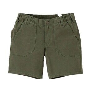 Carhartt Relaxed Fit Canvas Work Shorts Sz 4 Green Cargo Utility Work Gorpcore